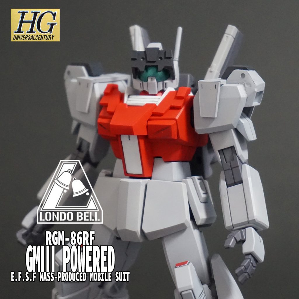 ジムⅢパワードをアップにて