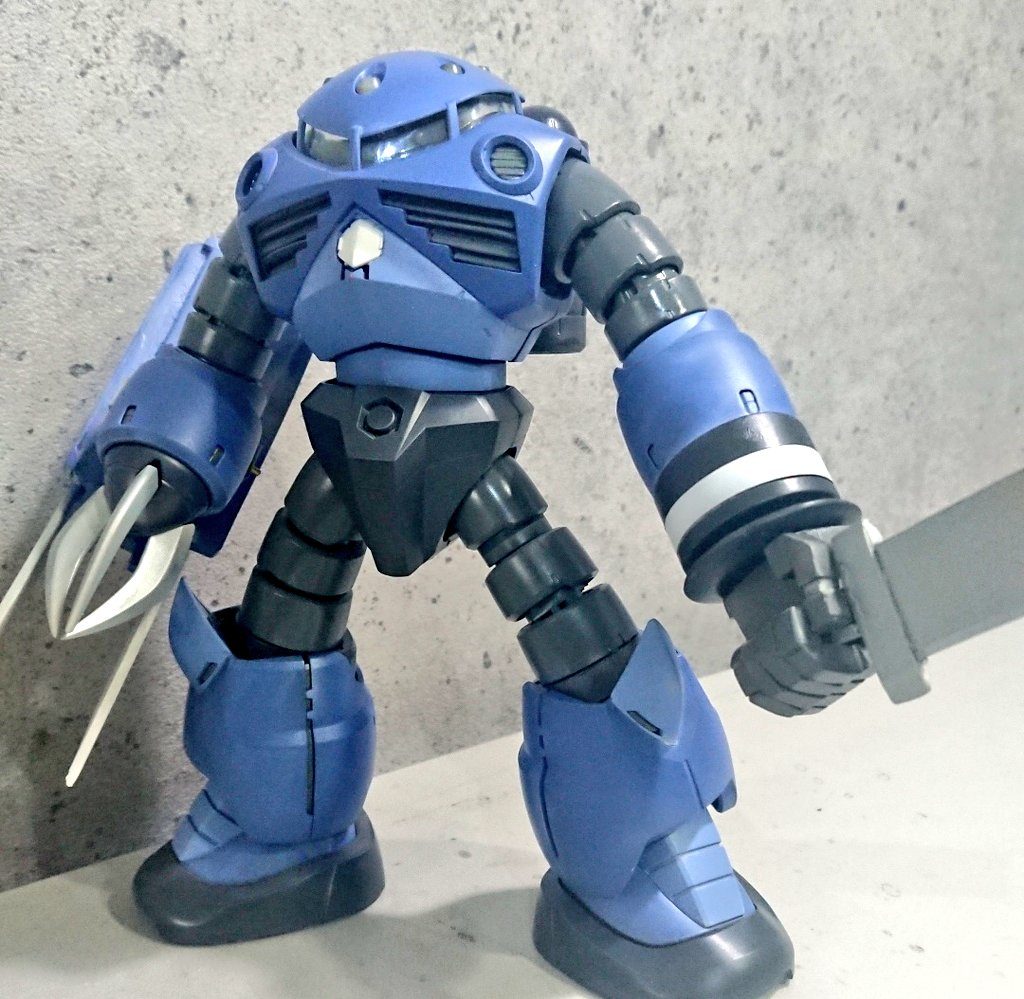 海洋迷彩、汚し前です。