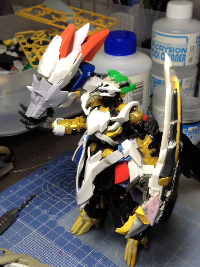 大体の形ができ始めたぐらいの時