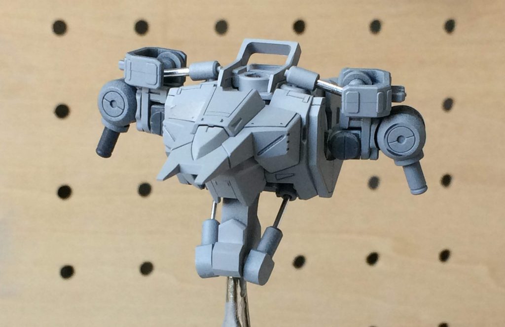 一番悩んだ肩関節の延長です。見栄えと強度を両立させるのが難しかった…