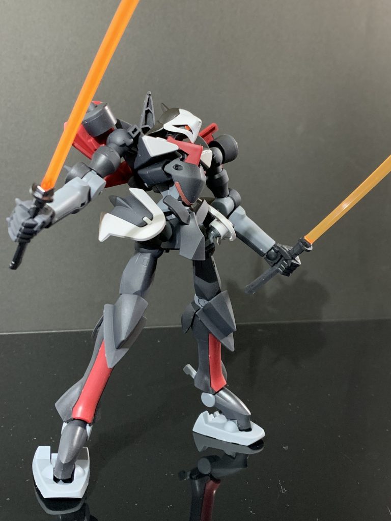 まず通常状態「ムゲン」。HGマスラオ、HGスサノオ、HGヤクトドーガの簡単ミキシングです。