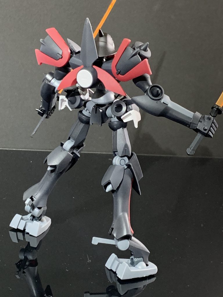 背面。マスラオのボディはもともとスタイリッシュですごくカッコイイです。