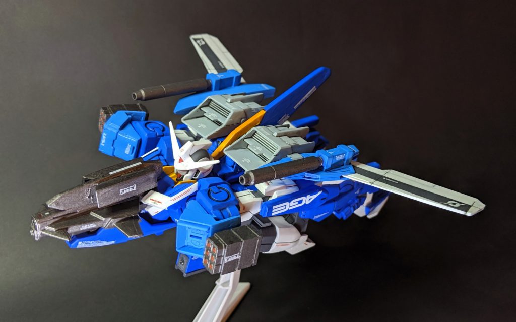 もちろん可変しますよ！ウイングはプラ板から作りました！！