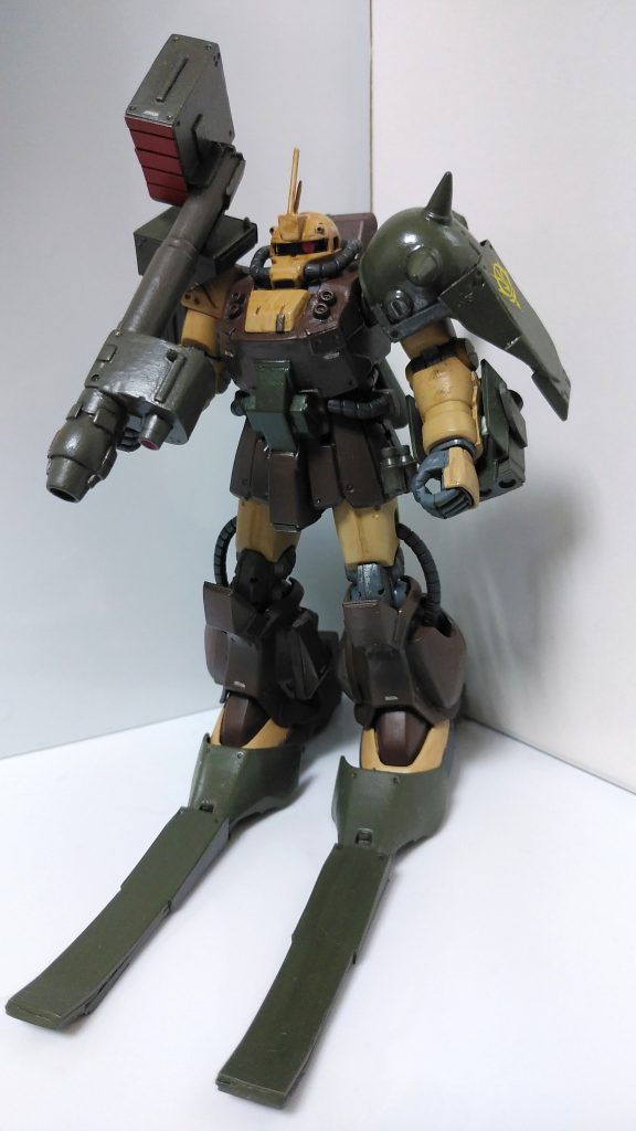 足傾けてなんとかポーズとり。おっとっと。