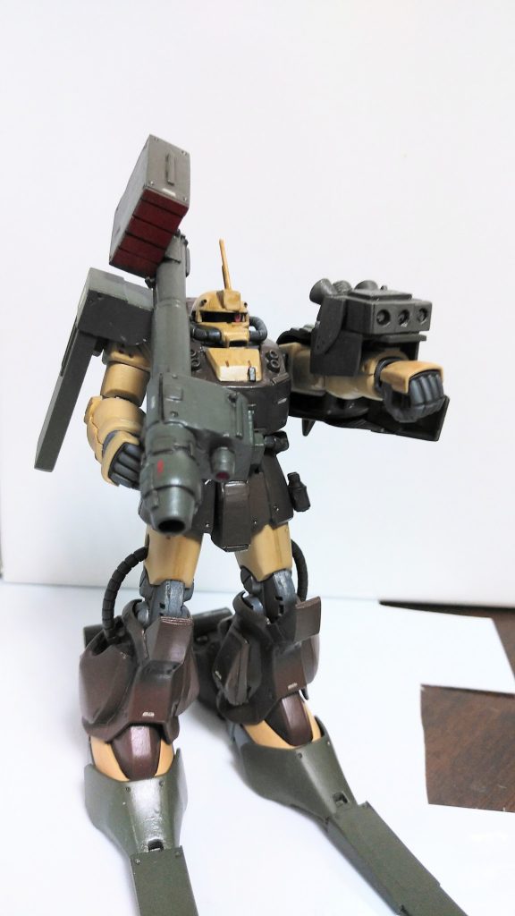 ミサイルポットはガルスKで使ったので、箱組み新造。