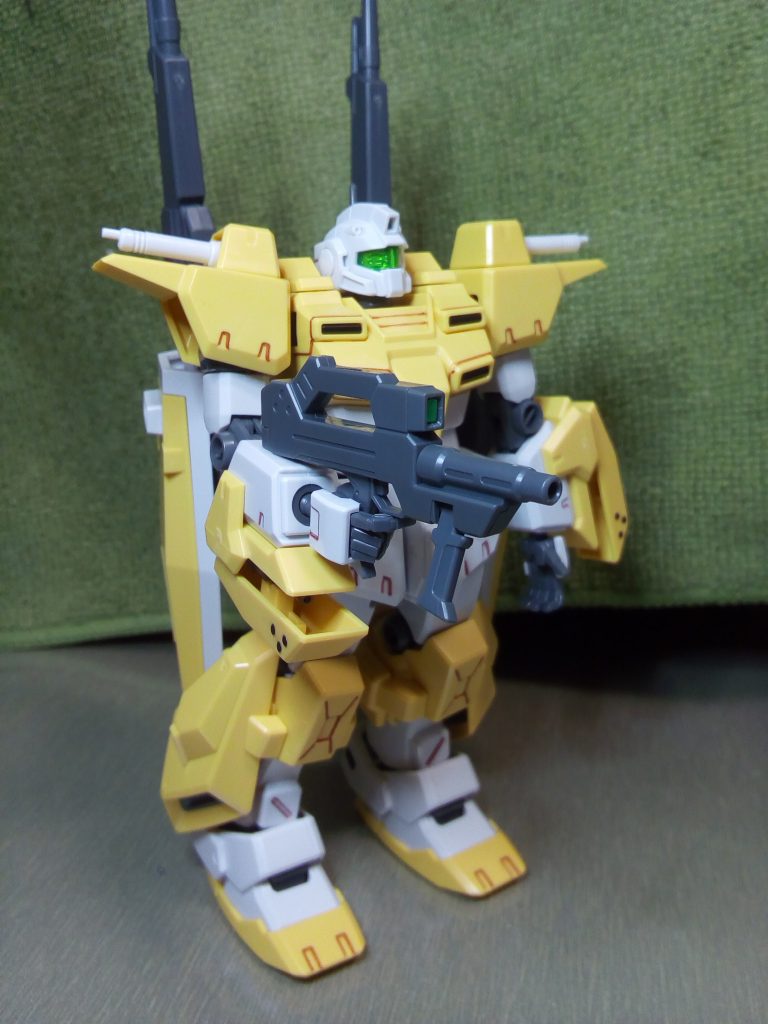 色も本来のジムには無いカラーですので新鮮な感覚で作れましたよ。