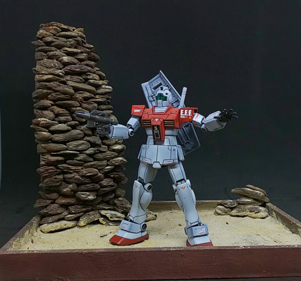 ジャブロー付近の砂漠