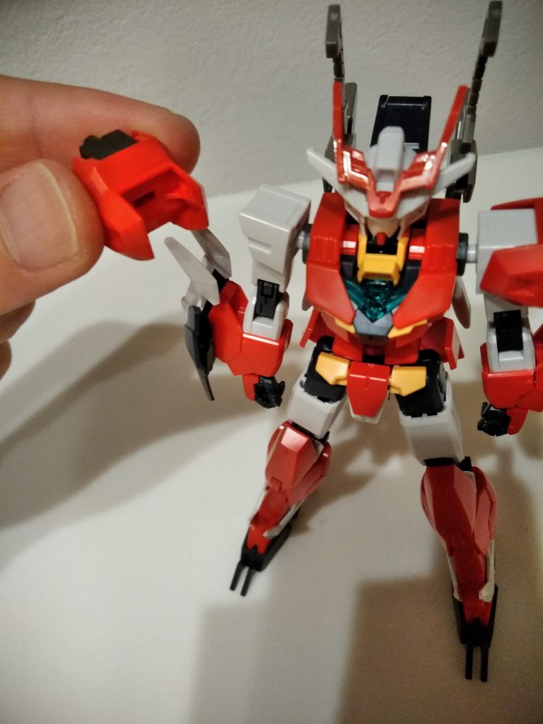 肩は無加工ではめれます!