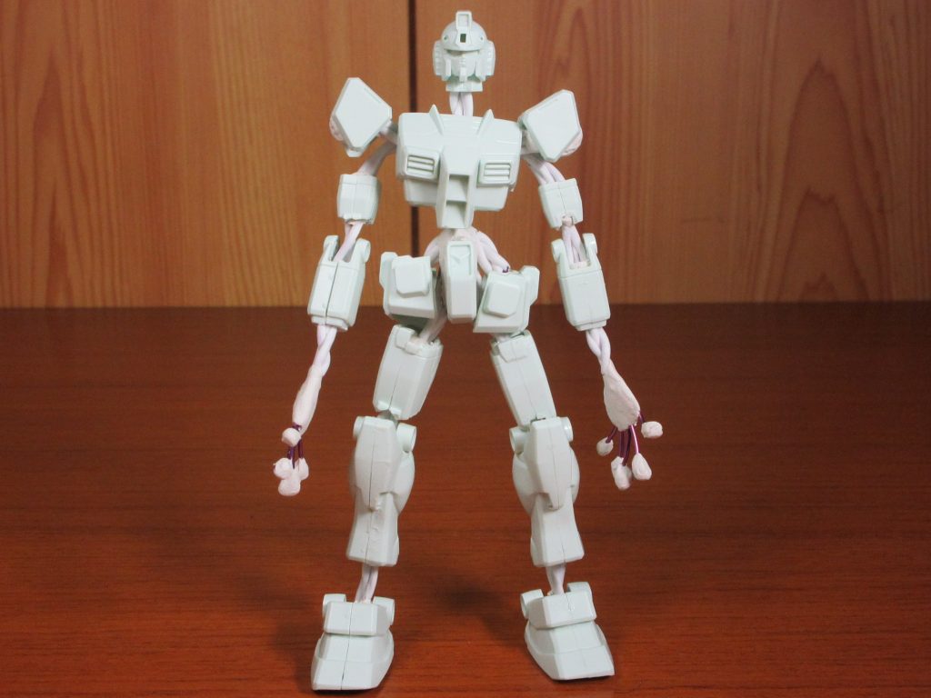 接着中。
この後補修して塗装……