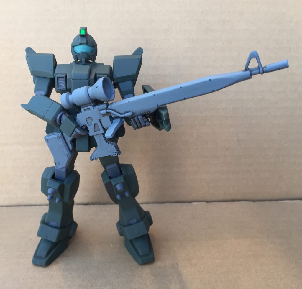 銃の両手持ちもOK。