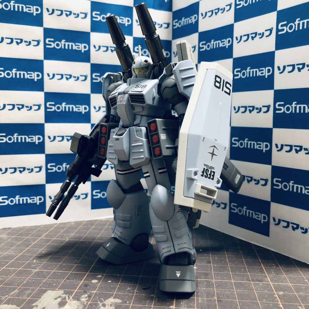 基本塗装、デカール、」艶消しクリアを吹いた後。