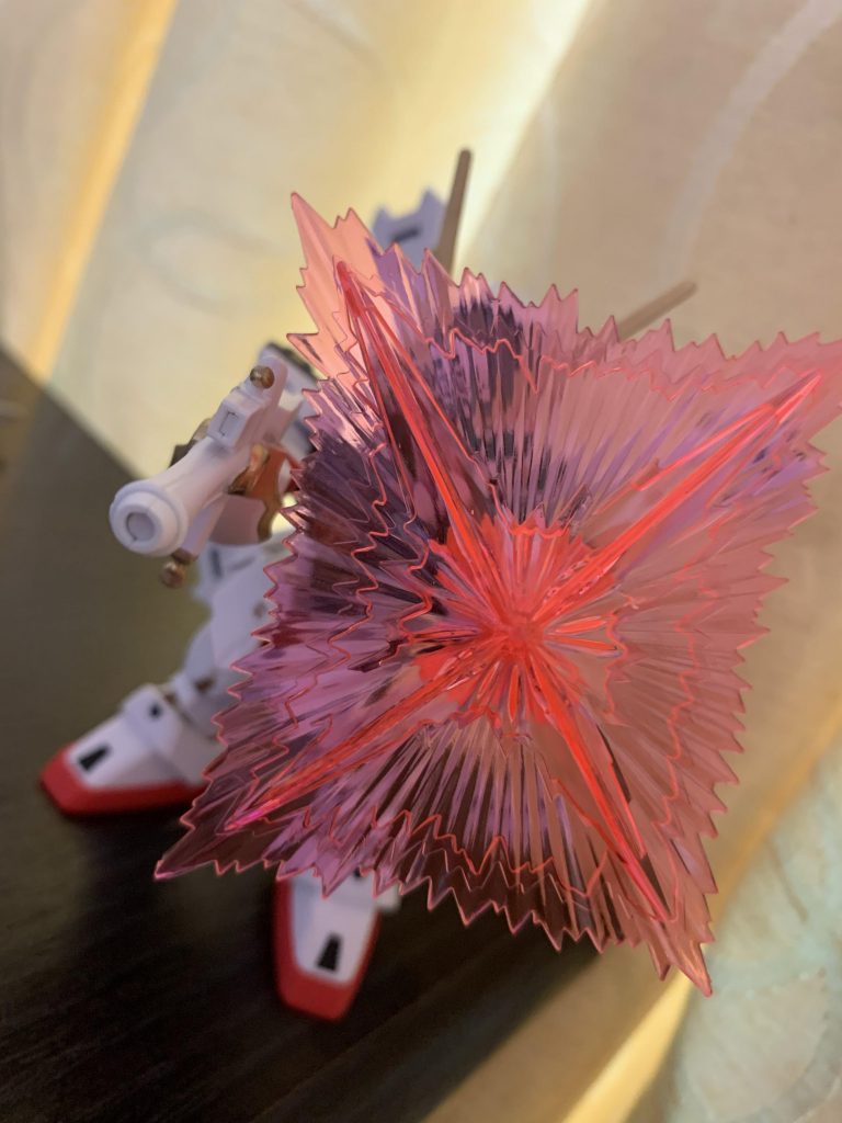 RGのビーム・シールドエフェクトパーツを使ってみた。
ビーム・シールドでガードして、ザンバスターで撃つ