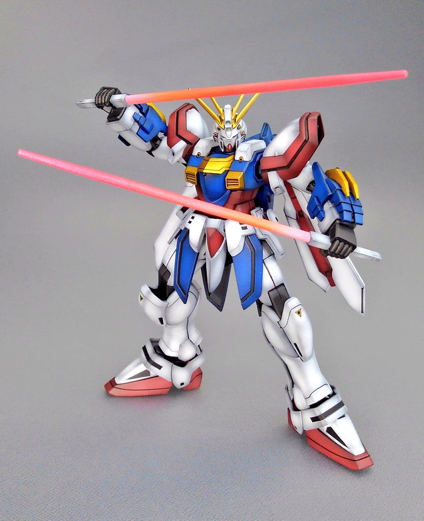 ゴッドスラッシュの構え。