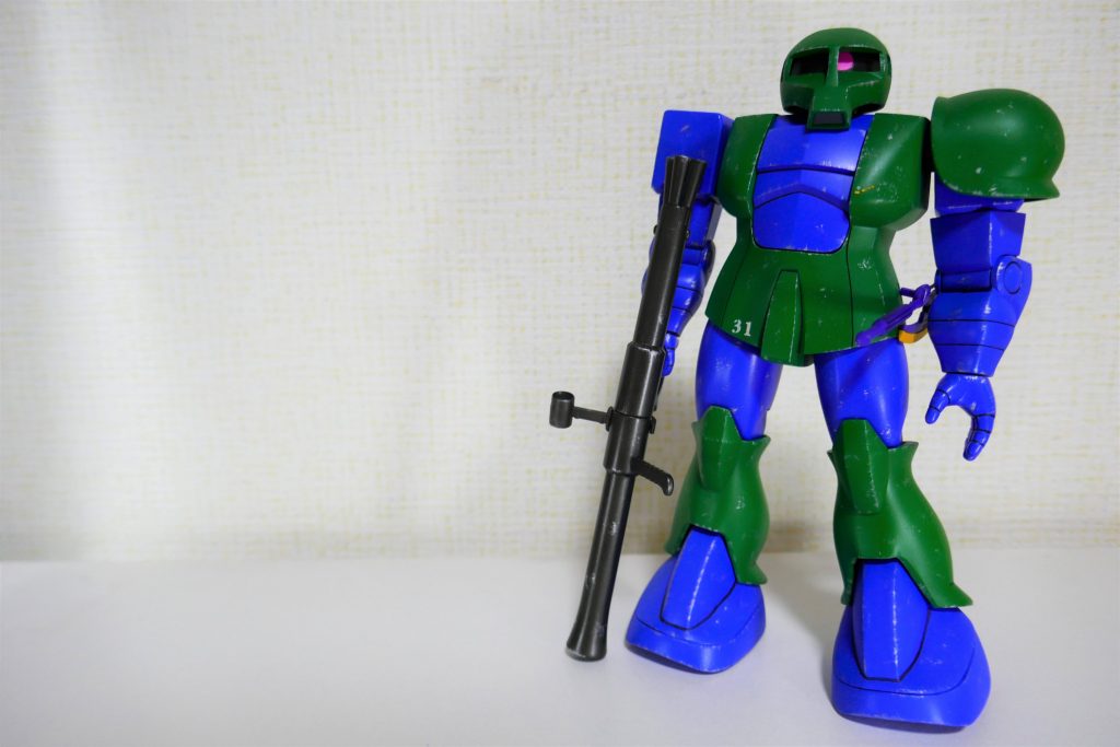 バズーカを装備して。