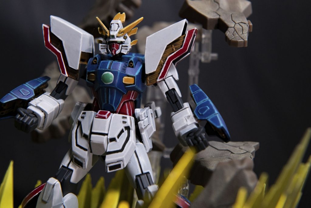 HG シャイニングガンダム–5枚目/制作者：ハブヲ