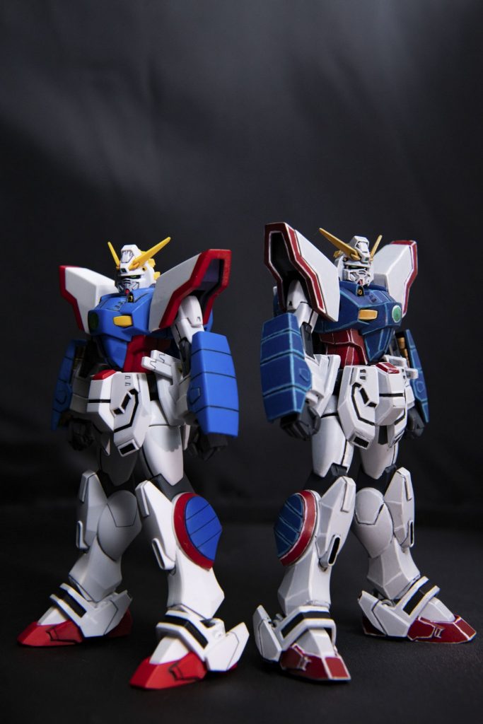 HG シャイニングガンダム–3枚目/制作者：ハブヲ