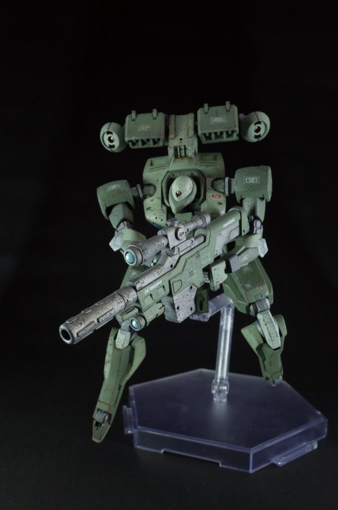 マシンガンは鉄血のユーゴーのものをベースにゴテゴテさせました。