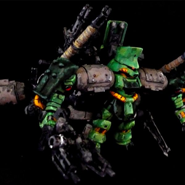 ギラドーガ拠点防衛型　イラスト風塗装(MSアンサンブル)