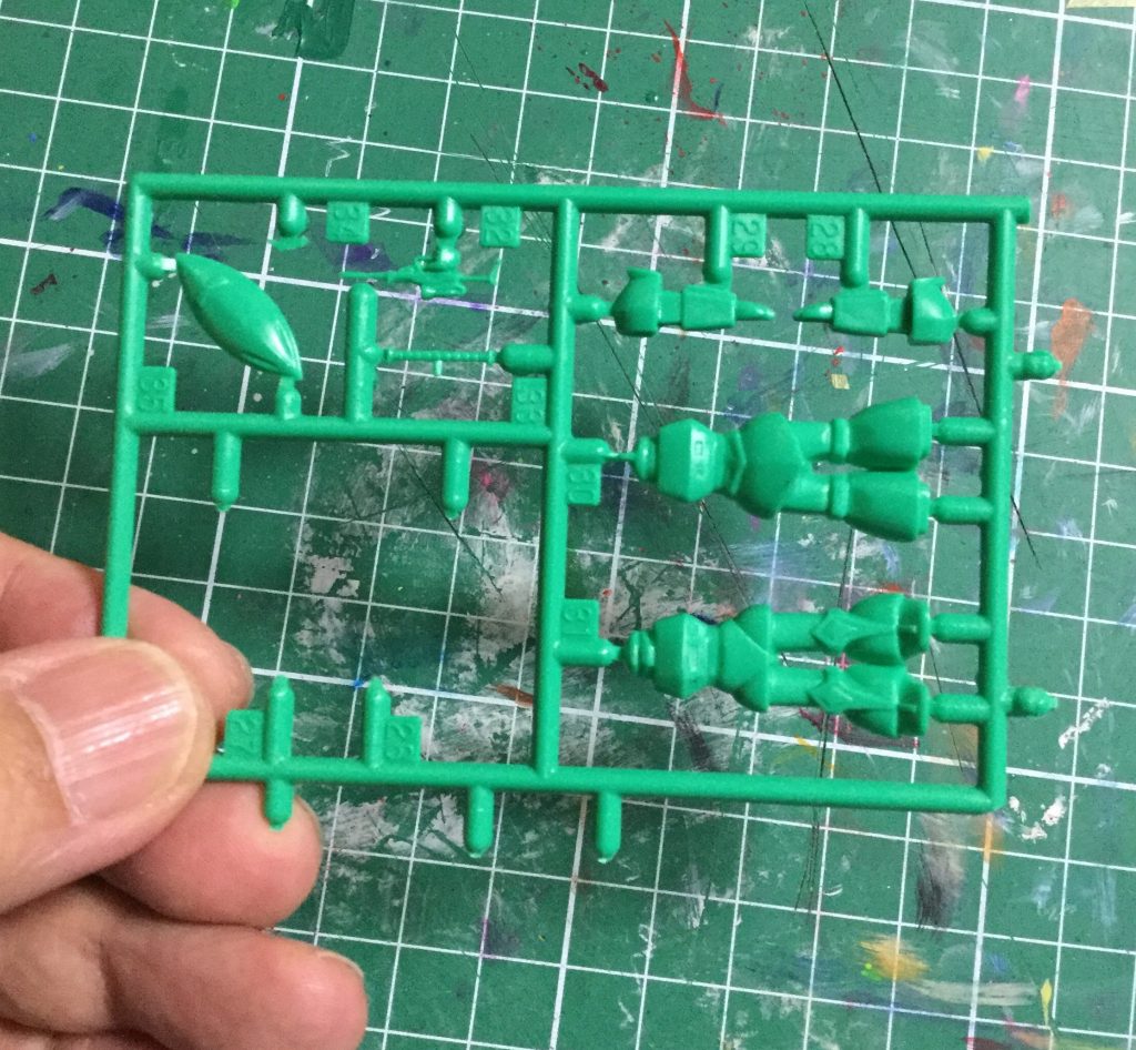 エルメスのおまけについてくる１／５５０ゲルググのパーツです