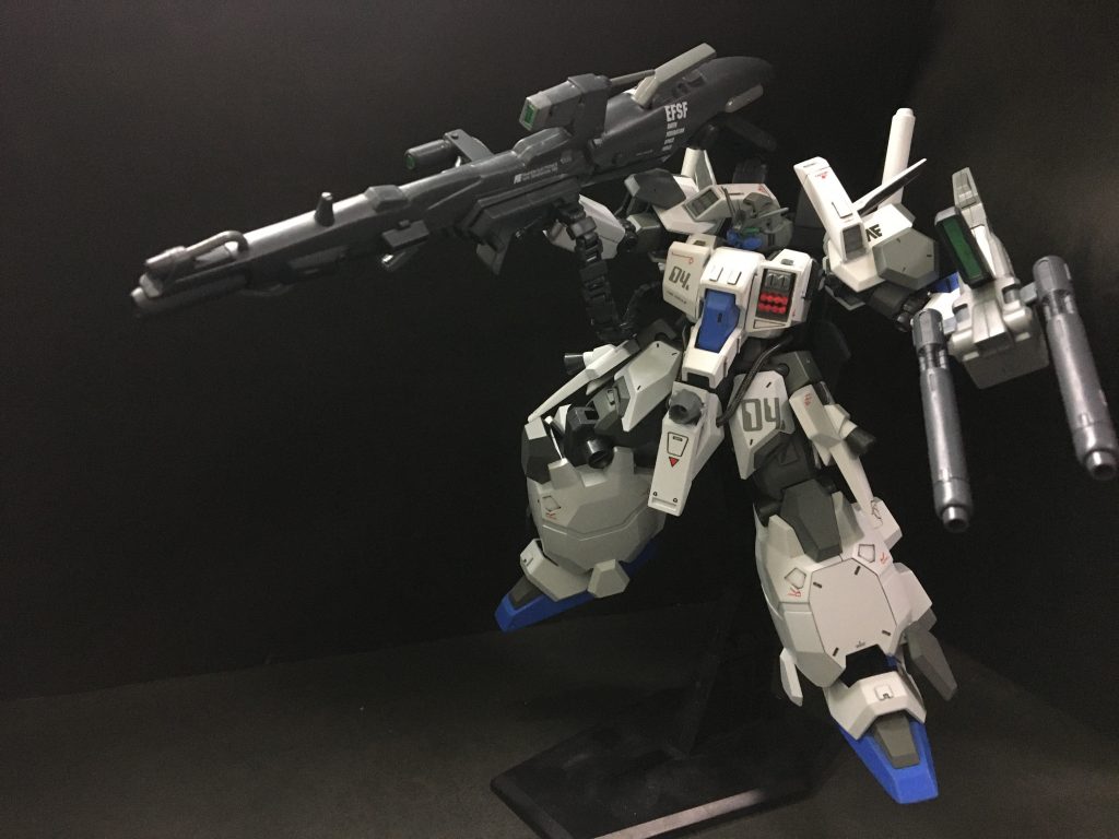 ハイパーメガカノン発射のポージング😊
このドデカい武装こそロマン😄