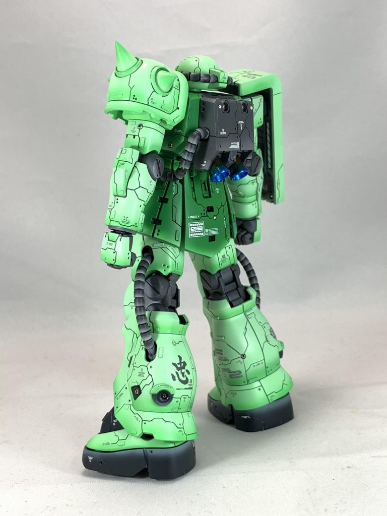 バックショット
左ふくらはぎの忠義の「忠」
ここは「義」だとストレートすぎたので少しひねりました( ͡° ͜ʖ ͡°)