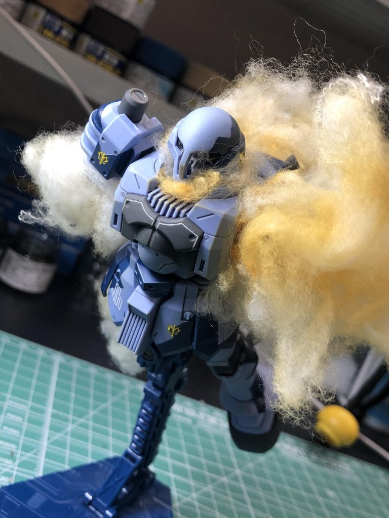 煙の表現が難しい！
どーしたらいいのかなぁ？