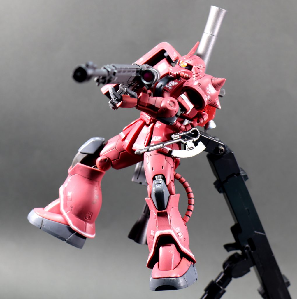 HG シャア専用ザクII–2枚目/制作者：@saki_mori1