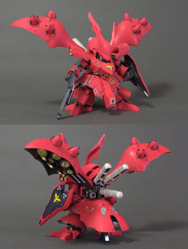 無改造なのでプロペラントタンクの肉抜きがガッツリ。次はパテ埋めにチャレンジしたいですね；