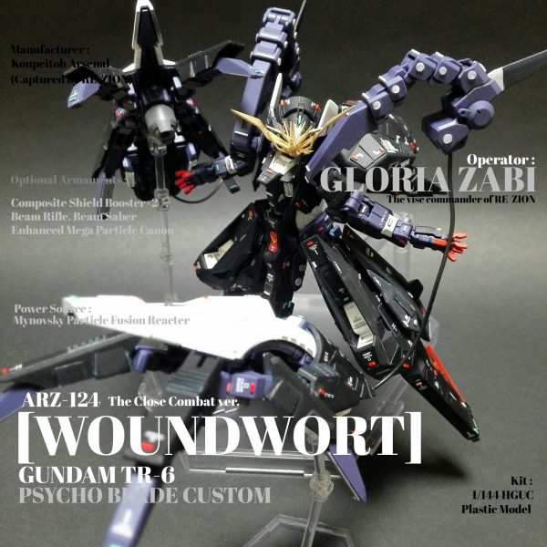 ガンダムTR-6[ウーンドウォート](グロリア・ザビ専用機)｜pyonta