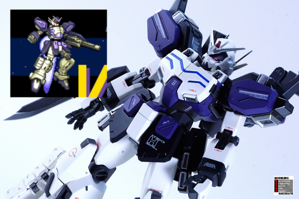 カラーに関してはかなり迷いました。元のカラーもカッコいいもの。
しかしどうしてもやりたかったこのカラー。多少アレンジを加えて塗っちゃいました。
参考元より青系にふって、なおかつ改っぽくならないようにしてます。