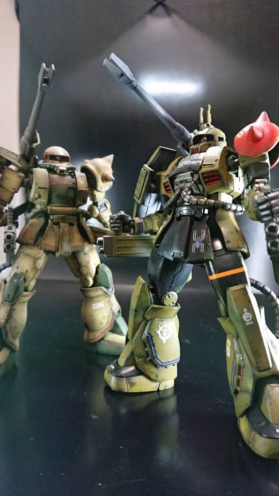 最後は以前作ったハーフキャノンとツーショットです。