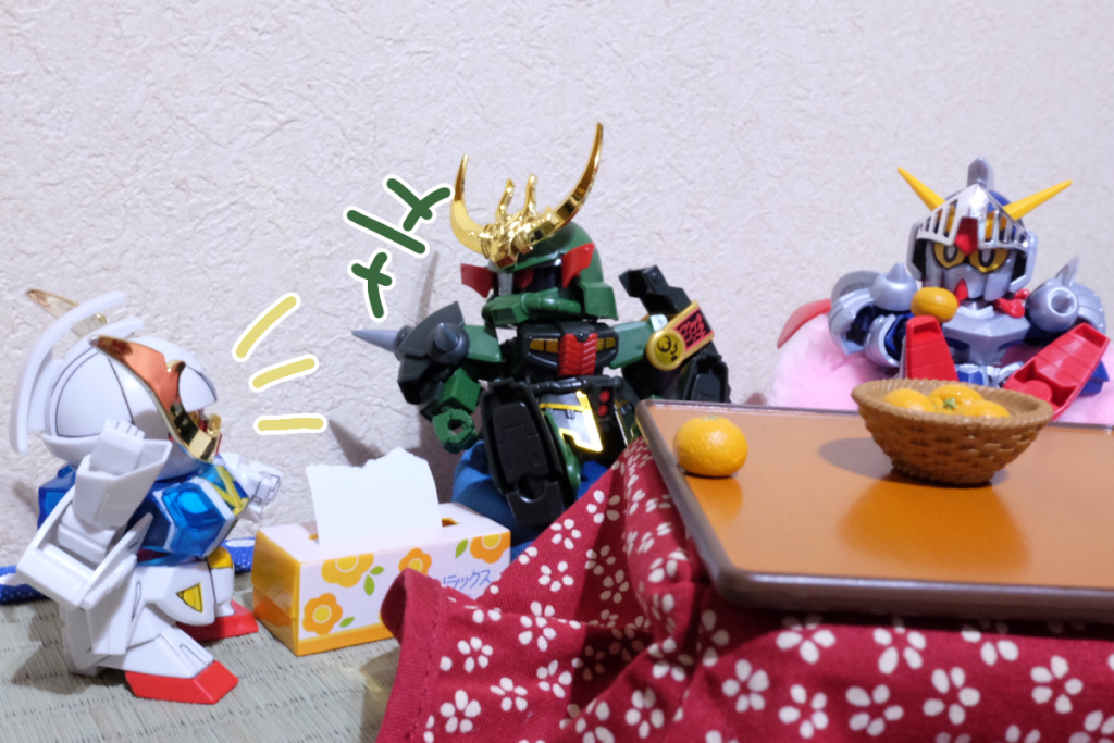 武者∀:来年は穏やかになるといいですね〜
殺駆:来年こそは落ち着いてほしいなー、ただでさえお前たちを見るのに忙しいんだから