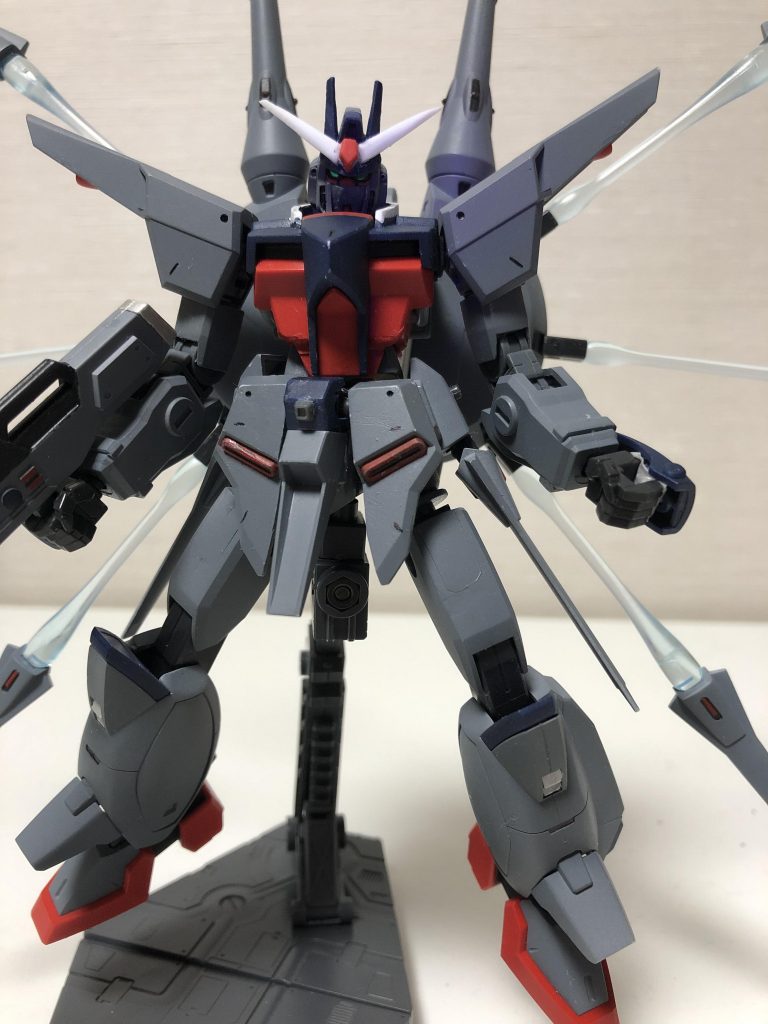 元の色が明るかったので暗めにしましたが良い感じになりました。
ただ塗装が大分汚いので粗がすごいです