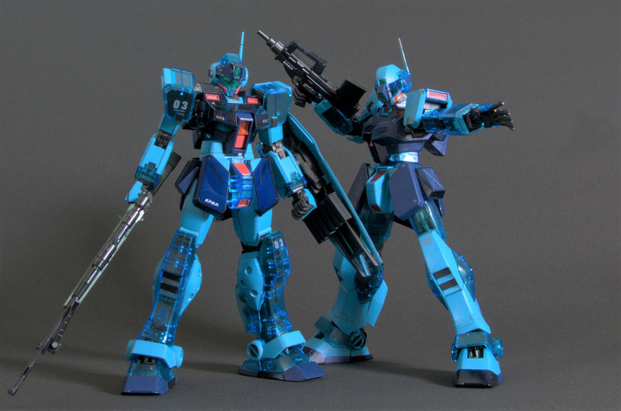 MG ジムスナイパーⅡ ソリッドクリア｜Hase205さんのガンプラ作品 