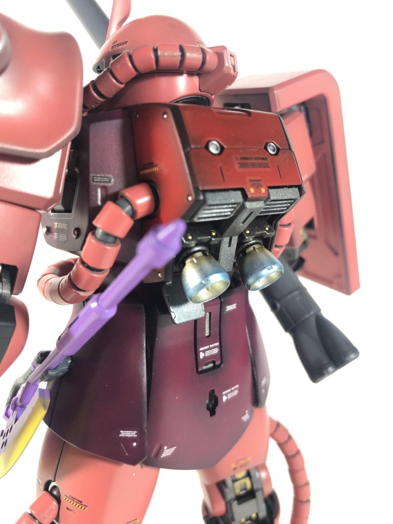 シャア専用ザク MG VER2.0 30周年クリアーパーツ使用–5枚目/制作者：@HIRAMASAZAN