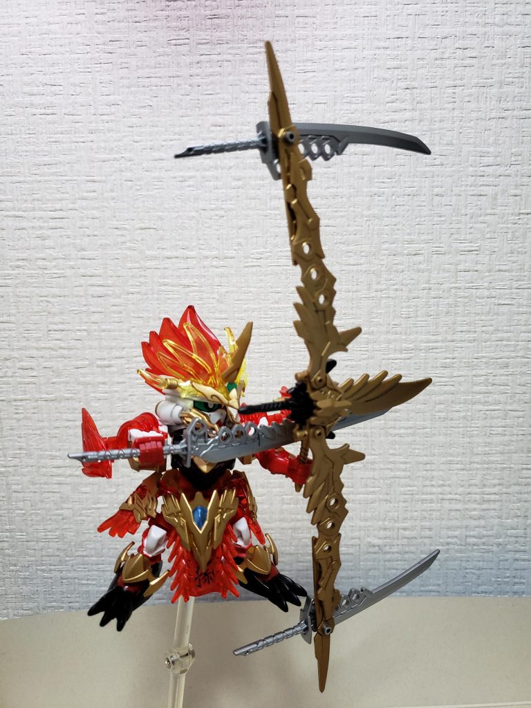 孫堅ガンダムアストレイの骸ノ神器と合体