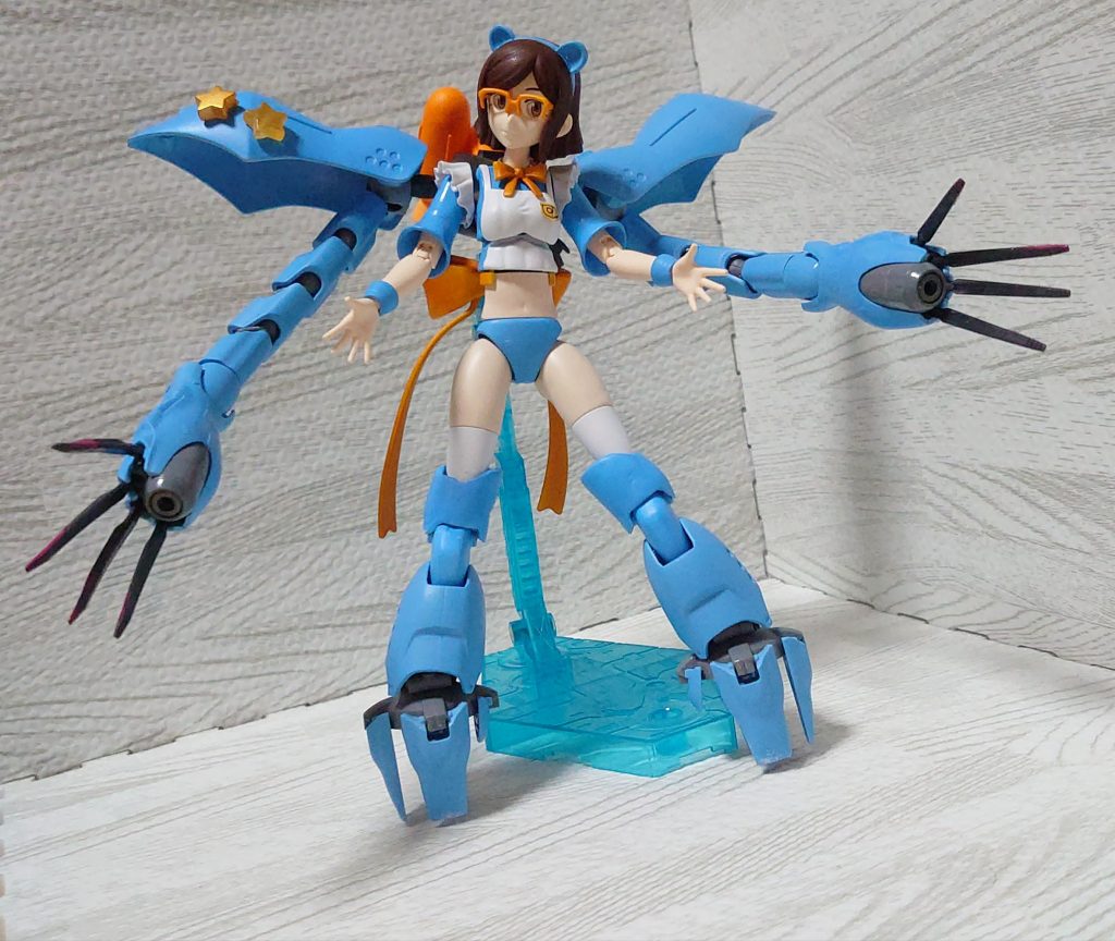 ハイゴッグ帽子の取り外しも可能です。