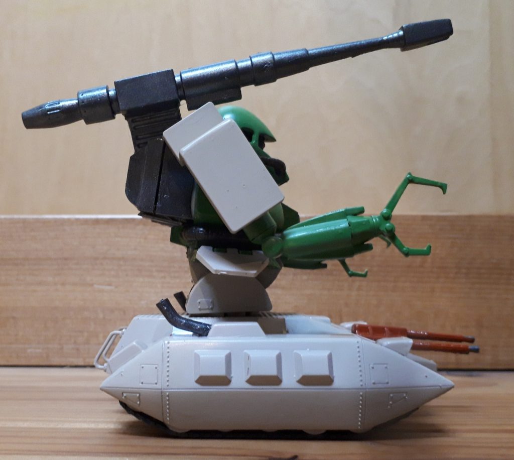 旧キット改造 1/144ザクタンク応急改造型–4枚目/制作者:sabakunotanuki