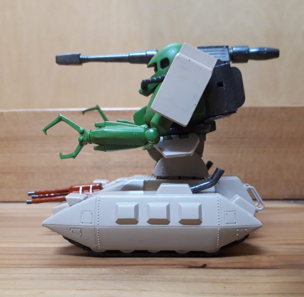 旧キット改造 1/144ザクタンク応急改造型–5枚目/制作者:sabakunotanuki