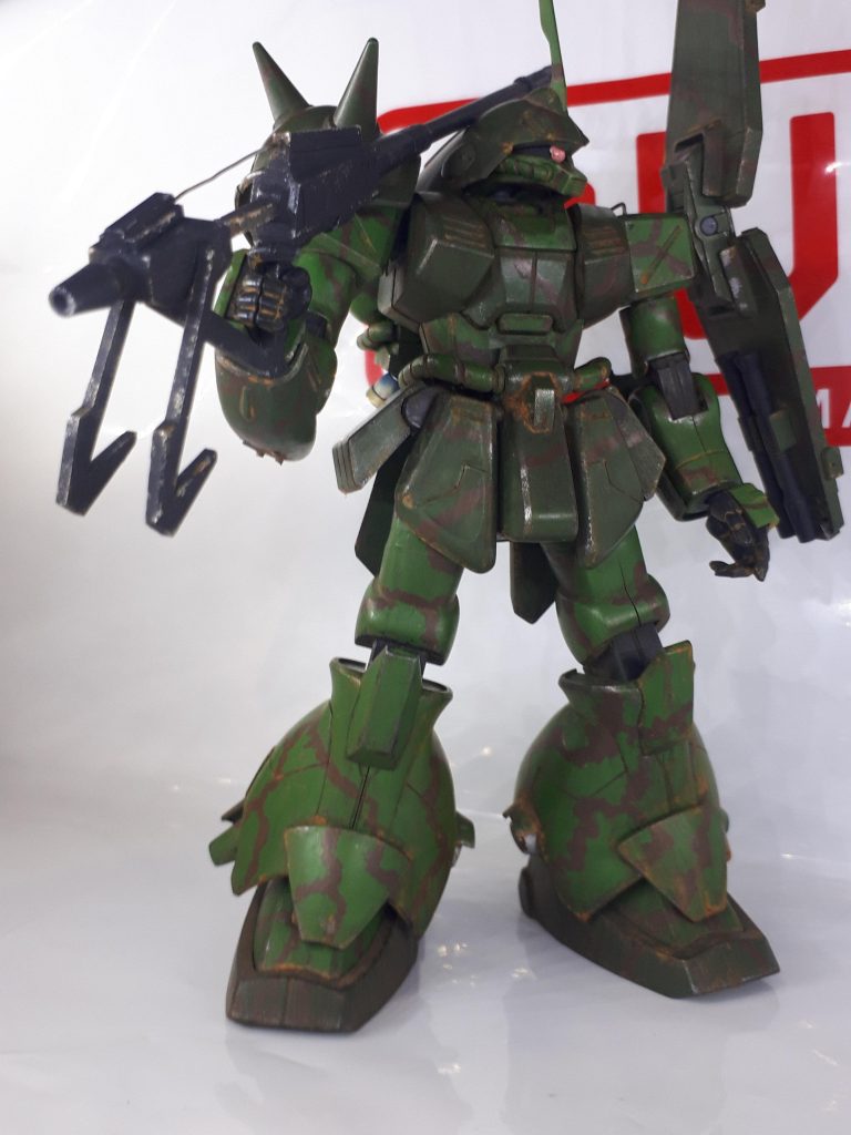 全体的にサビついた感じを出したかったのですが…難しいです。奥が深いぞガンプラ‼️