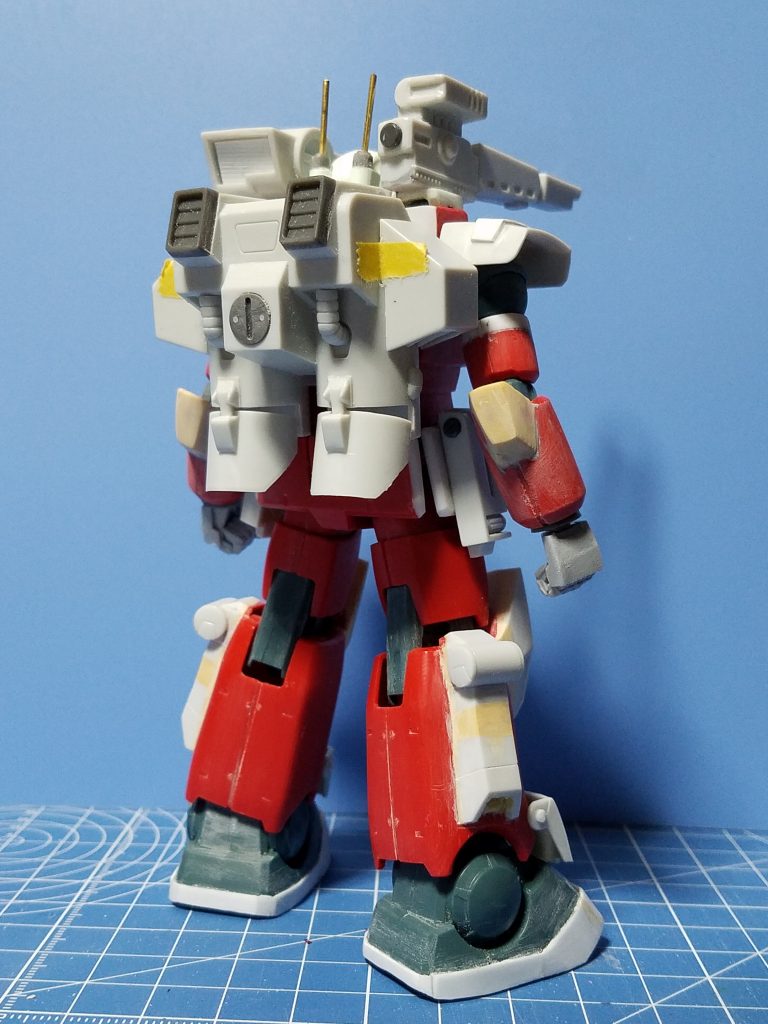 塗装直前のリアビュー。