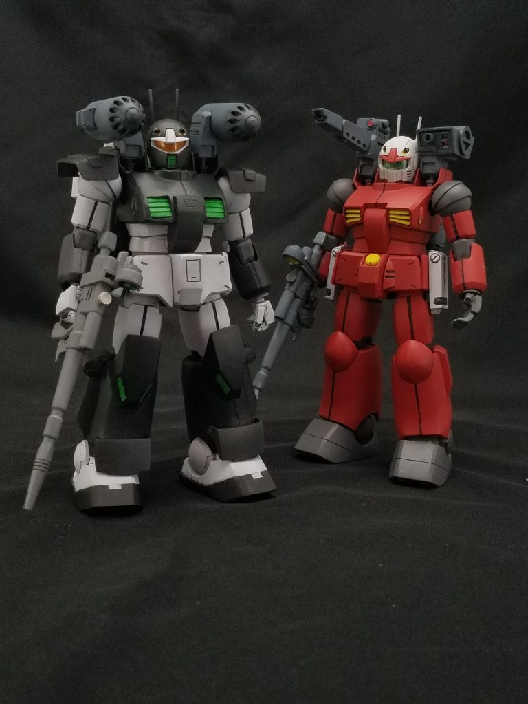 ガンキャノンと装備を一部交換。
塗装を一部統一した上、同系列の機体なので違和感はあまり無いかと。