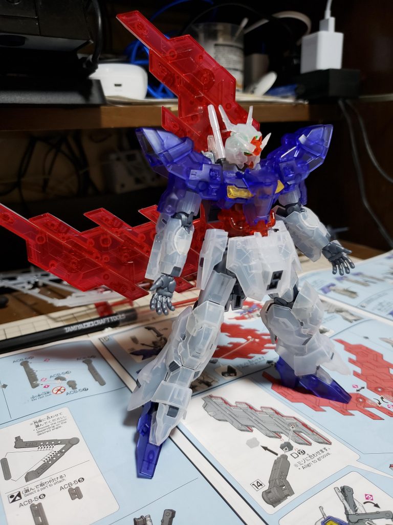 ムーンガンダム（限定クリアー）–4枚目/制作者：はんしん