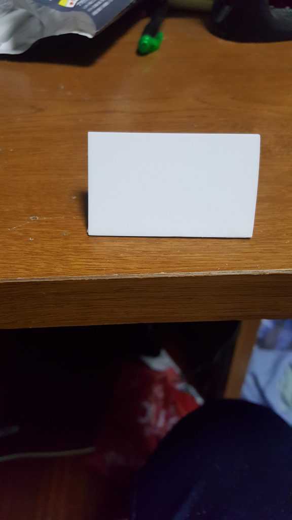 ネームプレートはプラ板で自作( ・ω・)
ゴールドで塗ってデカールを貼っただけのお手軽ネームプレートです(●´ω`●)