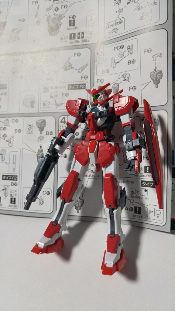 ベースはエクシアのつもりですがアストレア要素のほうが強いですね。改造素体にするつもりです。はい。