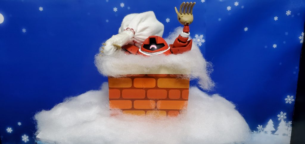 煙突に入ることができます。