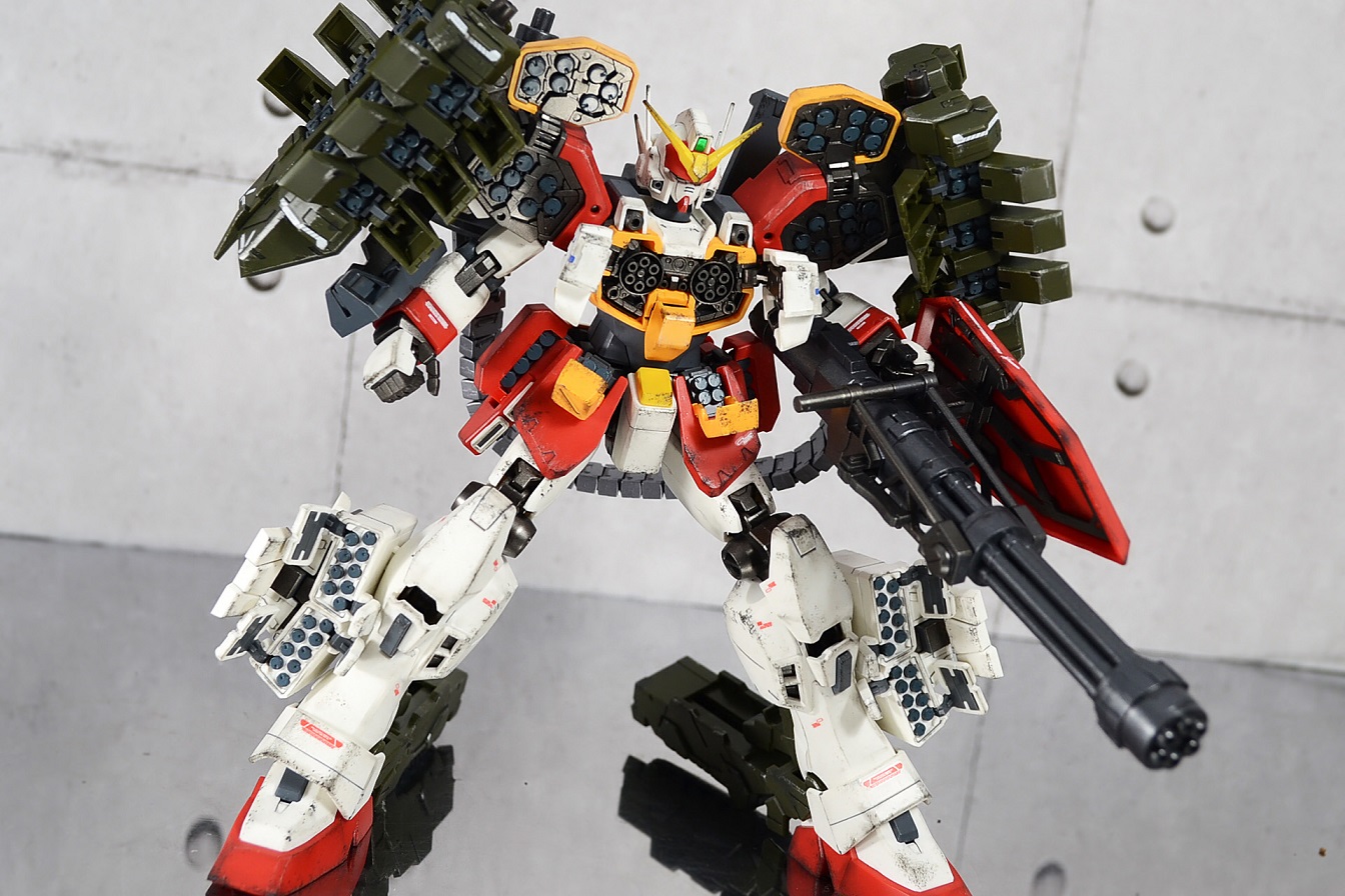 ｍｇ 1 100 ガンダムヘビーアームズ Ew イーゲル装備 アインさんのガンプラ作品 Gunsta ガンスタ