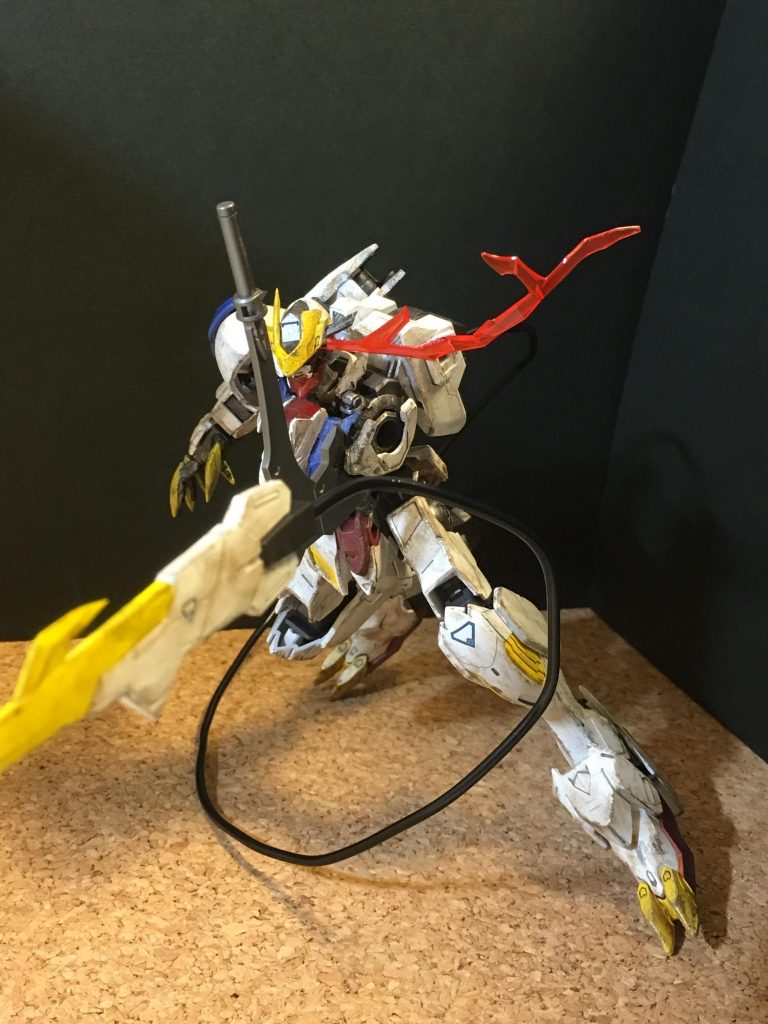 覚醒中の稲妻(?)はオーラエフェクトを加工して塗装しました。