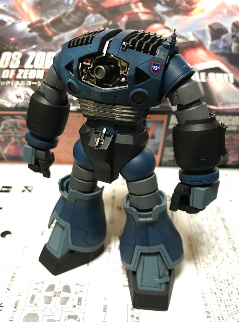 途中、艶消しクリアが派手にかぶりましたが、なんとかなりました。