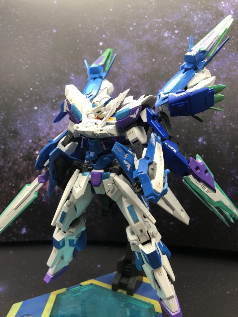 この1年で色々な事に挑戦して自分の想像をできるだけ形にできるように頑張りました。フォロワーさんやいいねしてくださった方達に支えられた一年前でした。今後も頑張って行きたいです！と思いを寄せた改修機体になりました(*´艸`)